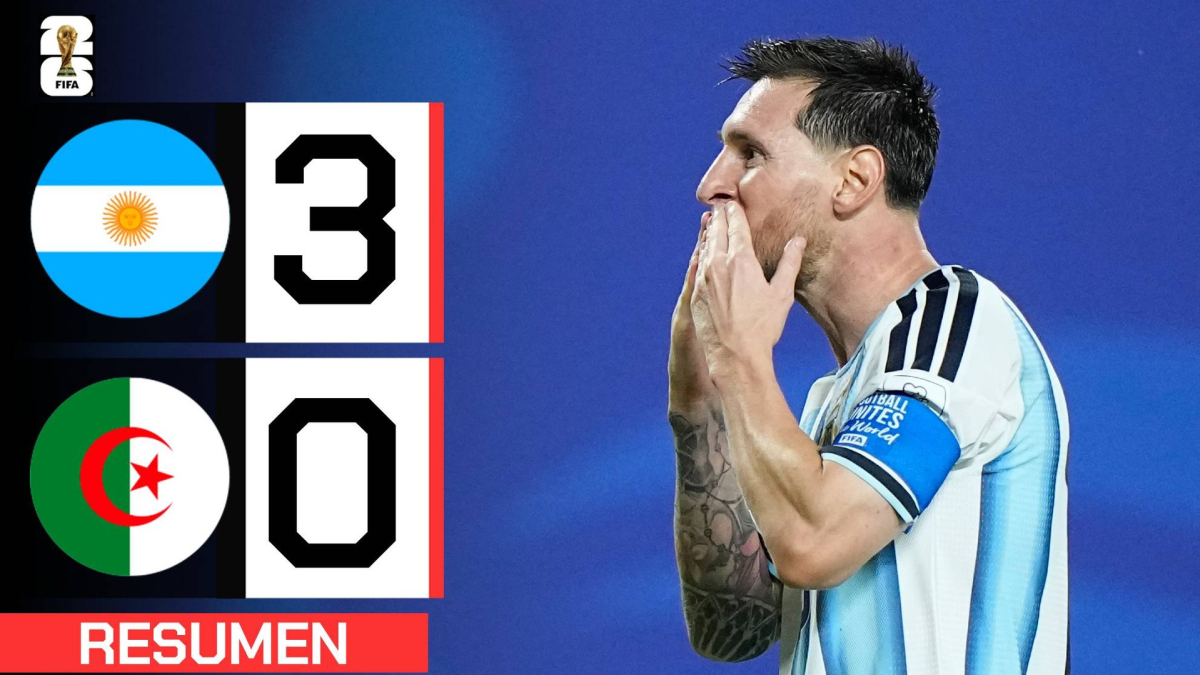 Argentina 3-0 Argelia | Resumen Mundial 2026