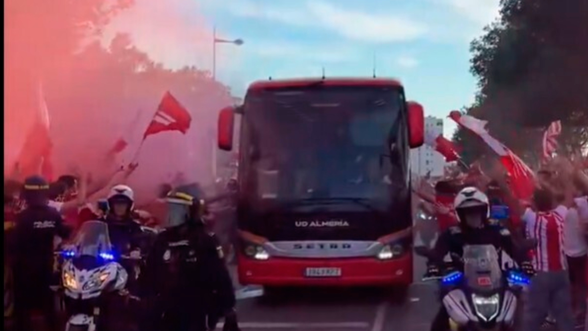 Dispositivo de seguridad para Almería-Málaga genera descontento entre la afición local