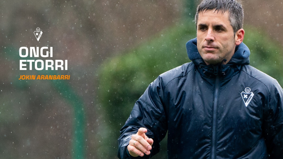 Jokin Aranbarri, nuevo entrenador del Eibar