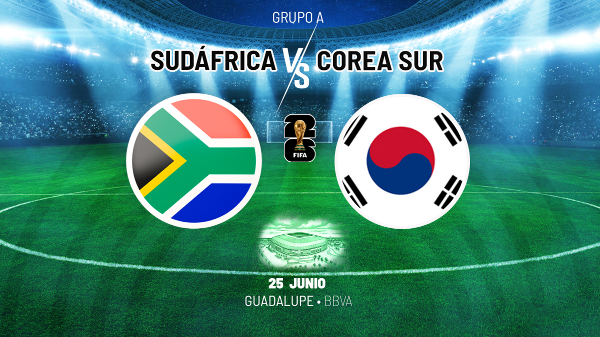Sudáfrica y Corea del Sur se juegan su pasaporte a los dieciseisavos en Monterrey