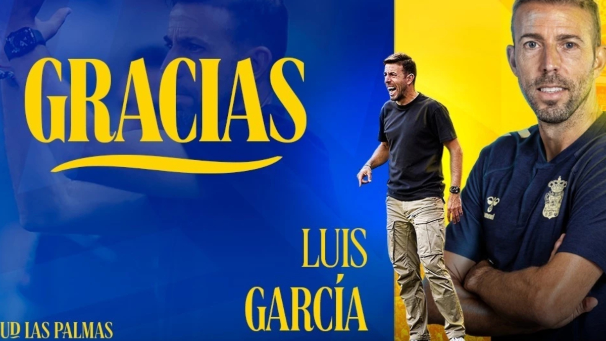 Luis García pone fin a su etapa en la UD Las Palmas para dejar paso a De la Barrera