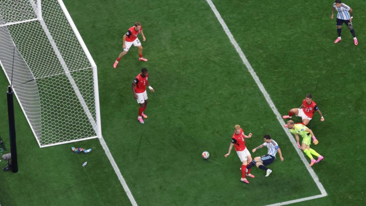 Gol de Messi (2-0) en el Argentina 2-0 Austria
