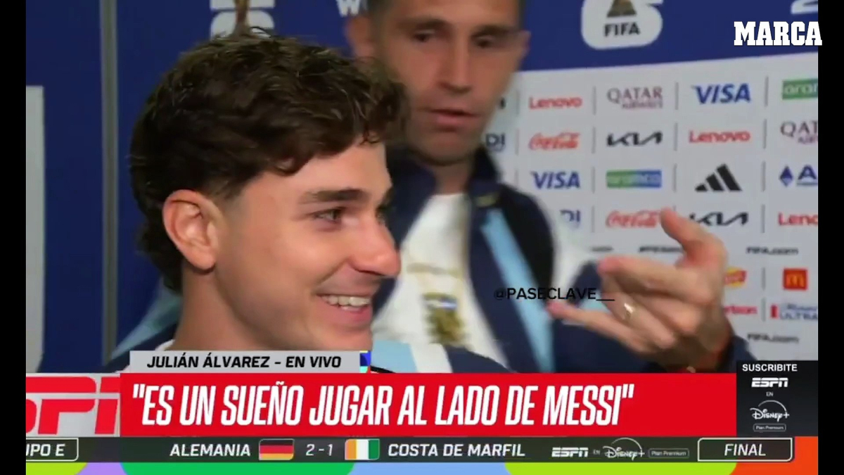 Julián Alvarez confirma su deseo de abandonar el Atlético de Madrid