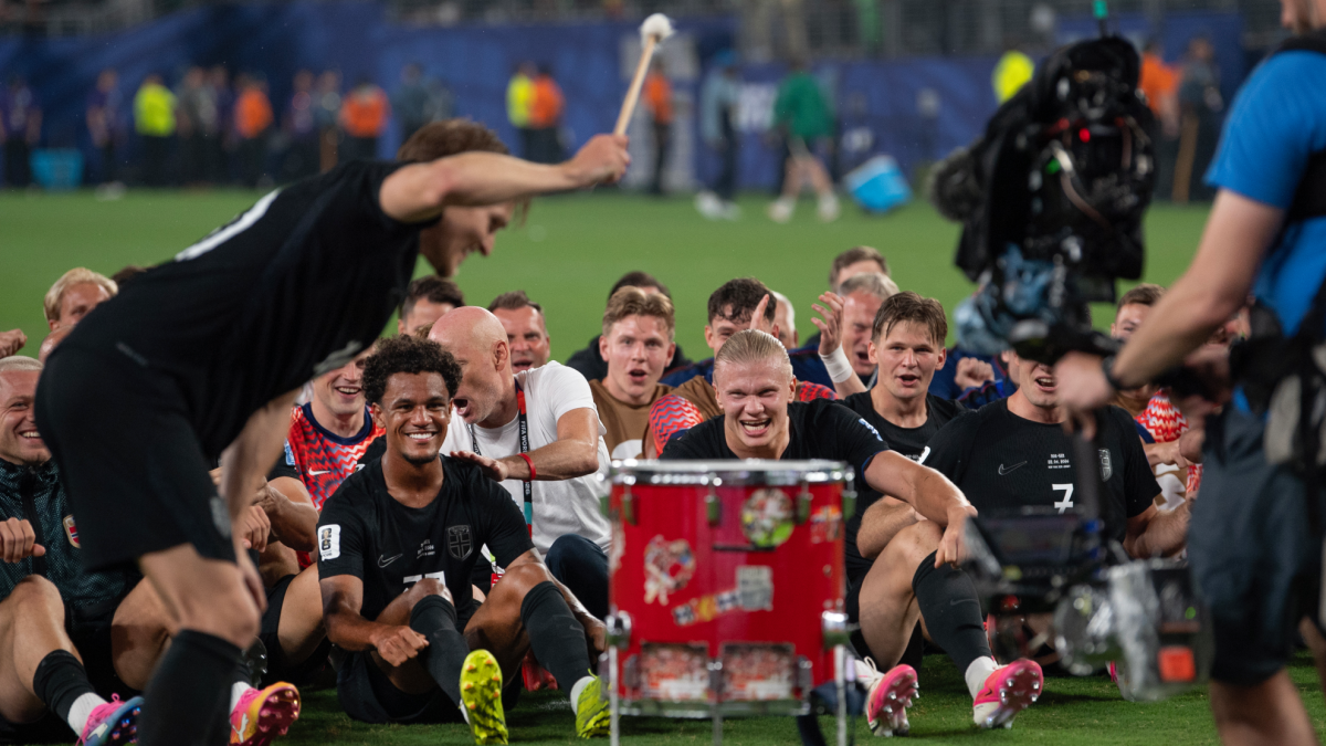 Noruega hace historia en el Mundial con coreografía vikinga
