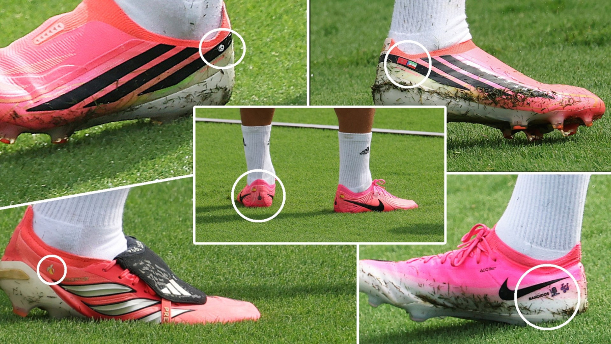 detalles botas - Los detalles de las botas de los futbolistas de la selección española