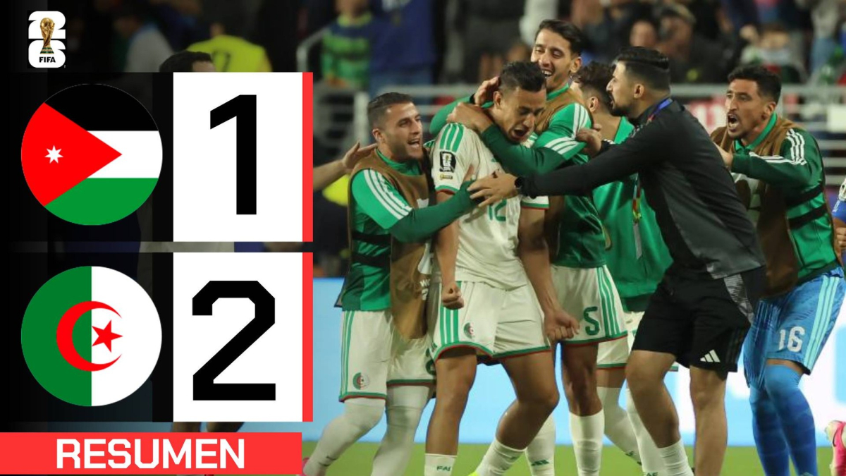Jordania 1-2 Argelia | Resumen Mundial 2026
