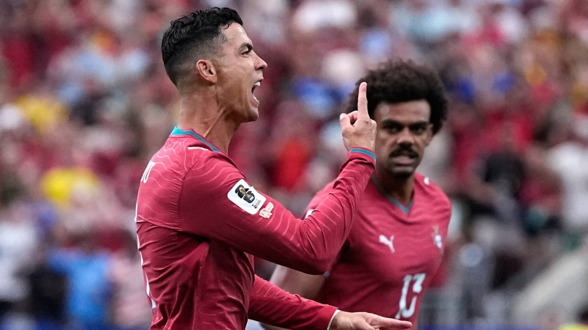 Cristiano Ronaldo marca el primer gol en la victoria de Portugal sobre Uzbekistán