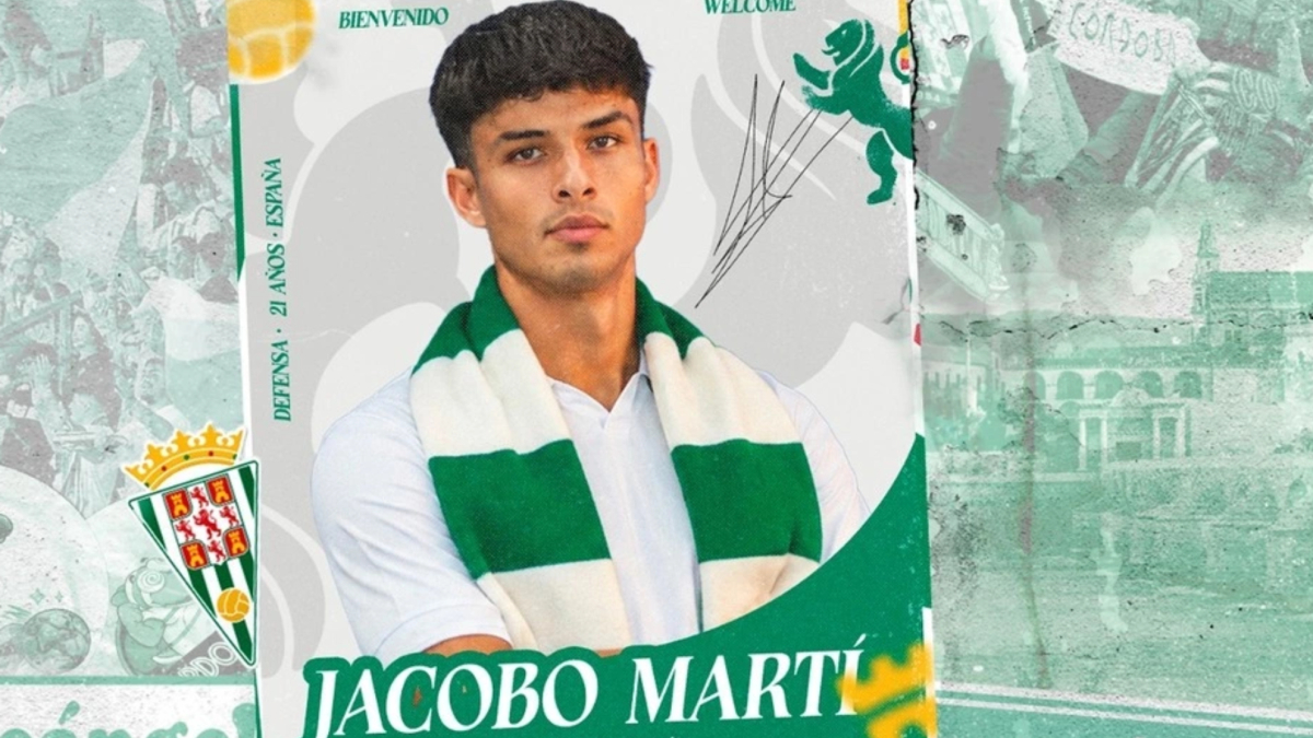 El Córdoba anuncia el fichaje de Jacobo Martí, su quinto refuerzo para la temporada 2026-27