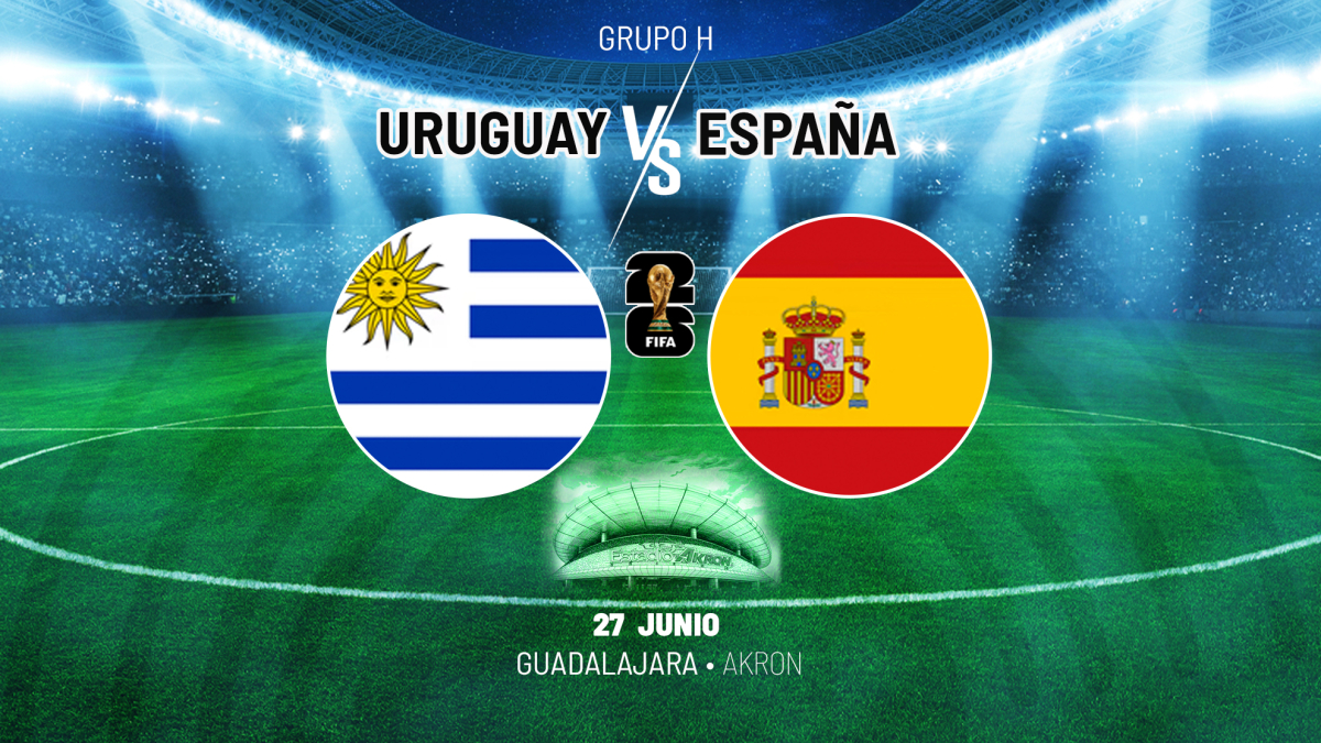 A qué hora juega España - Uruguay hoy: dónde ver en TV y online el partido del Mundial en directo