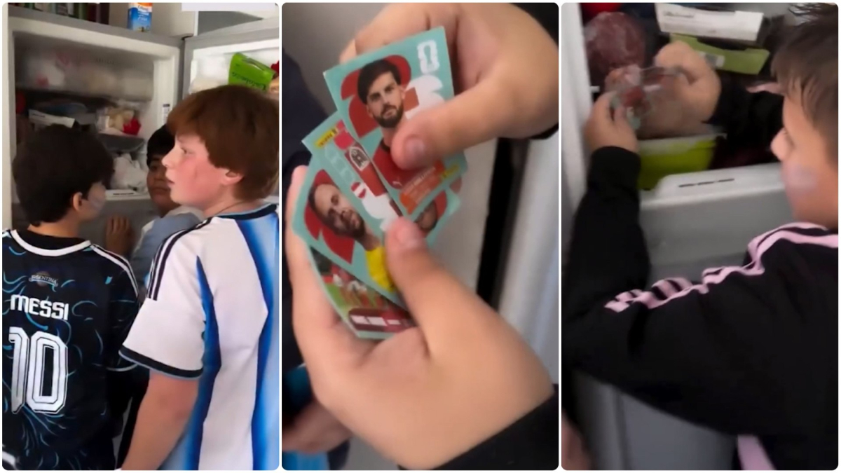 La 'cábala' mundialista de los jóvenes hinchas argentinos