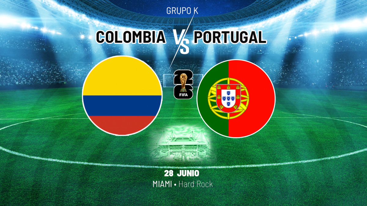 Colombia y Portugal se disputan el liderato del Grupo K en la Copa del Mundo