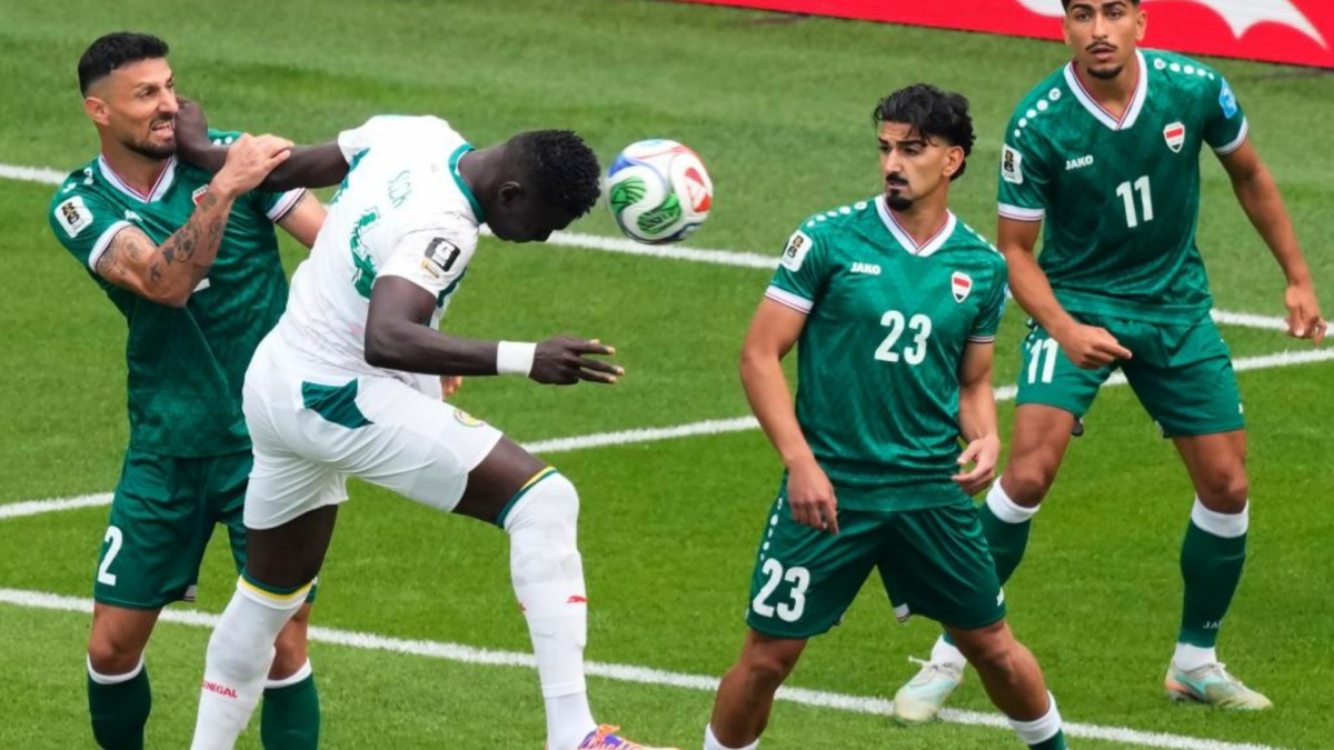 Gol de Diarra en el partido Senegal 5-0 Irak