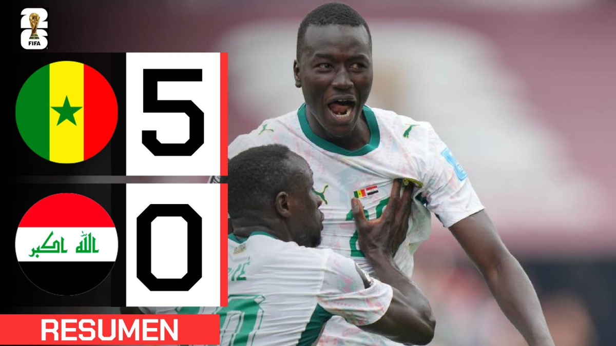 Senegal golea a Irak en el Mundial 2026