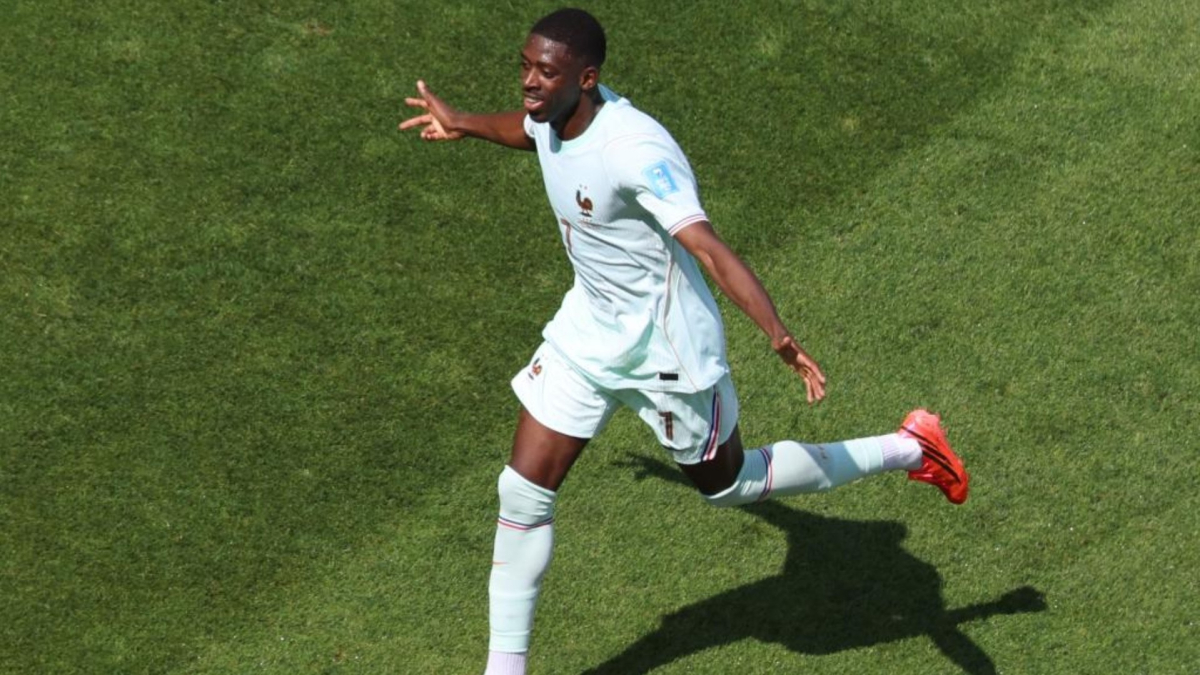 Gol de Dembélé (1-3) en el Noruega 1-4 Francia