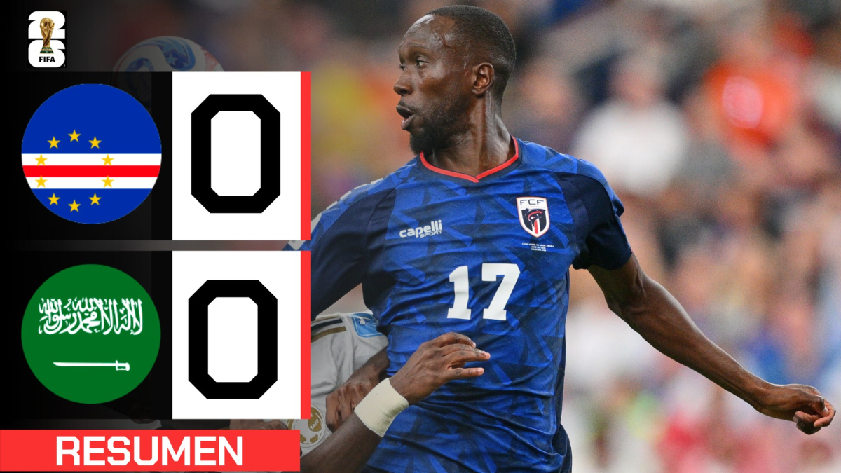 Cabo Verde 0-0 Arabia Saudí | Resumen Mundial 2026