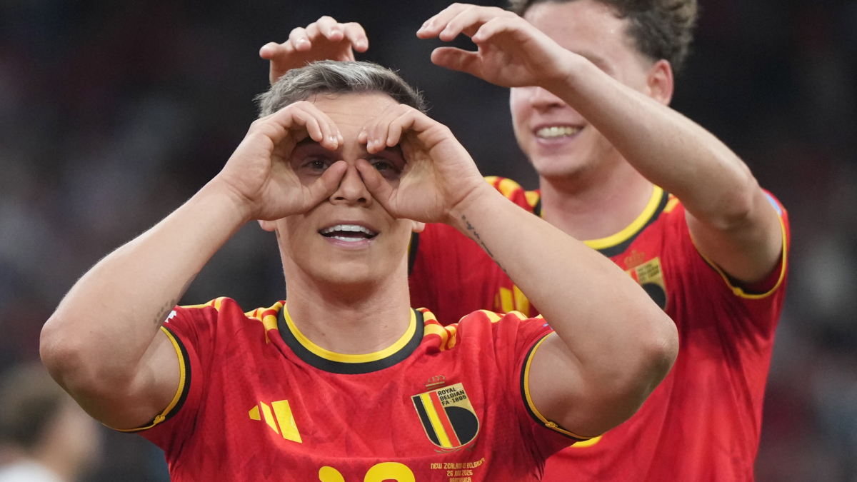 Nueva Zelanda 1-5 Bélgica: L. Trossard anota el 0-2