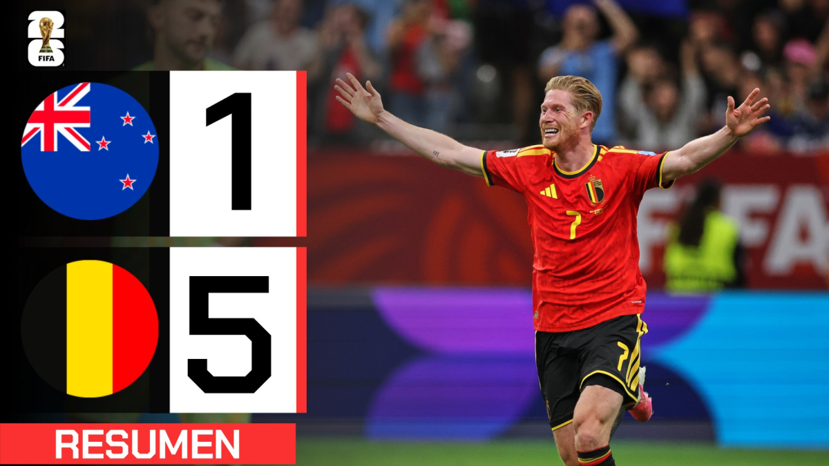 Nueva Zelanda 1-5 Bélgica | Resumen Mundial 2026