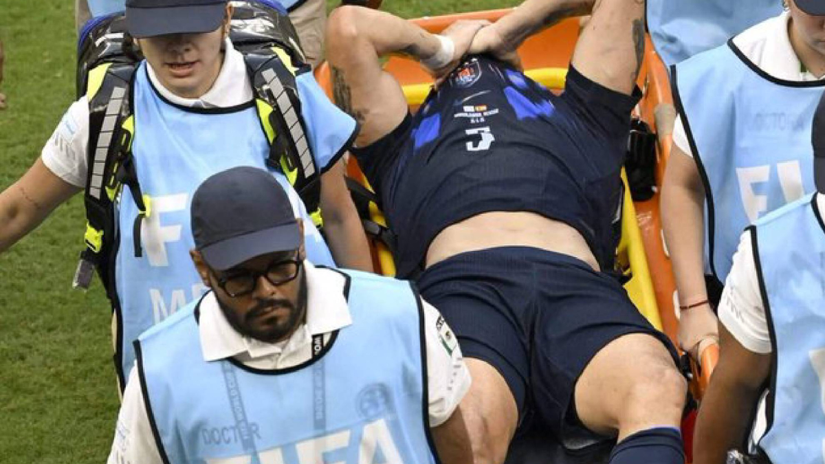 Ugarte sufre una rotura de los ligamentos cruzados de la rodilla izquierda