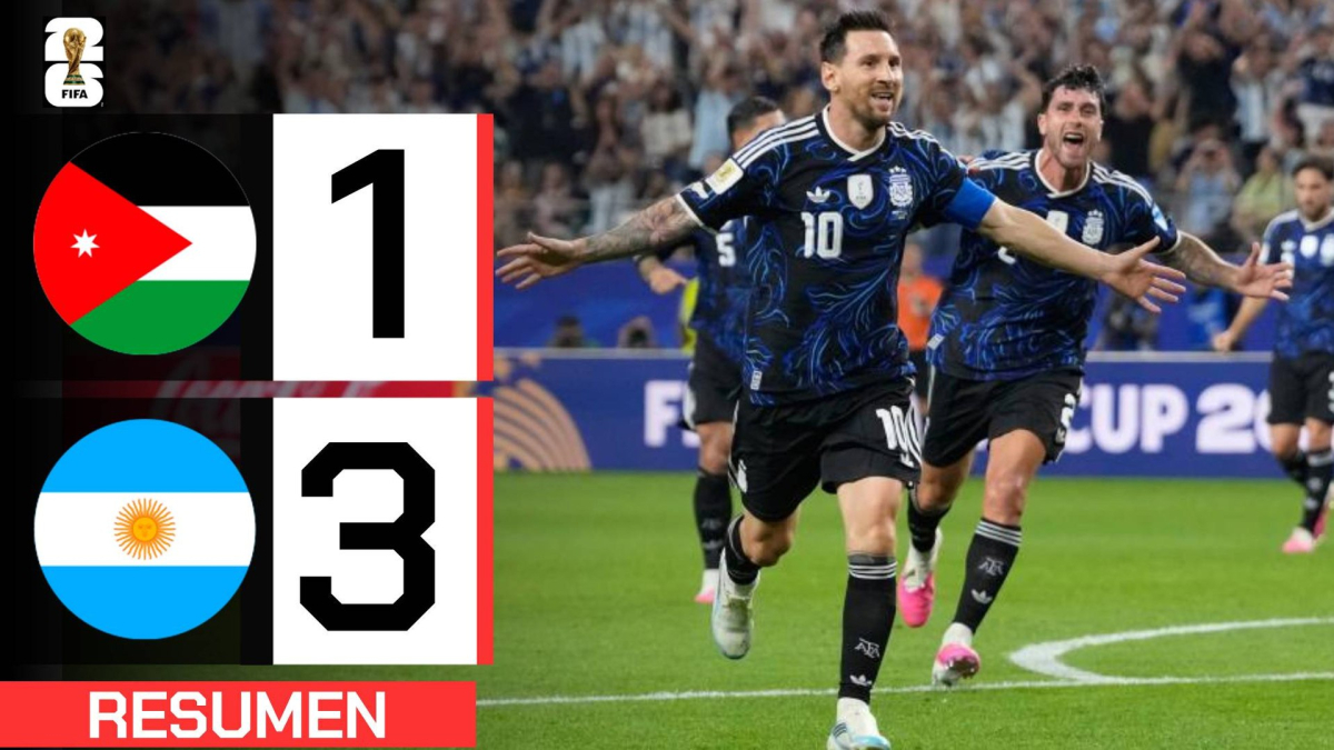 Jordania 1-3 Argentina | Resumen Mundial 2026