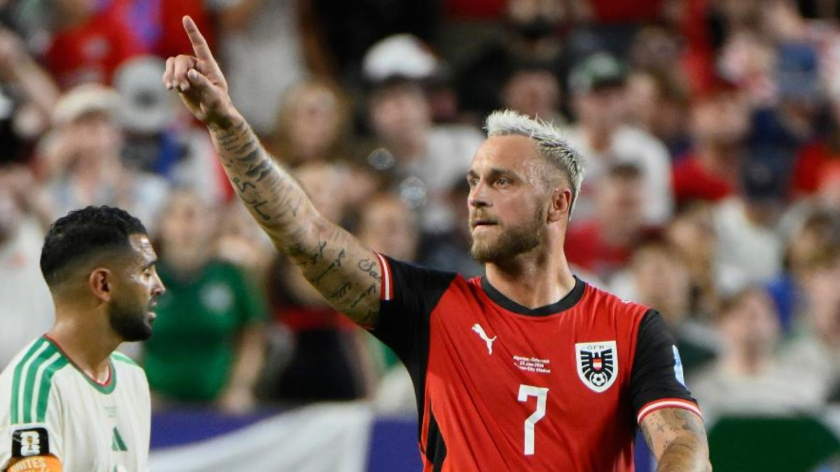 Gol de Arnautovic (0-1) en el Argelia 3-3 Austria
