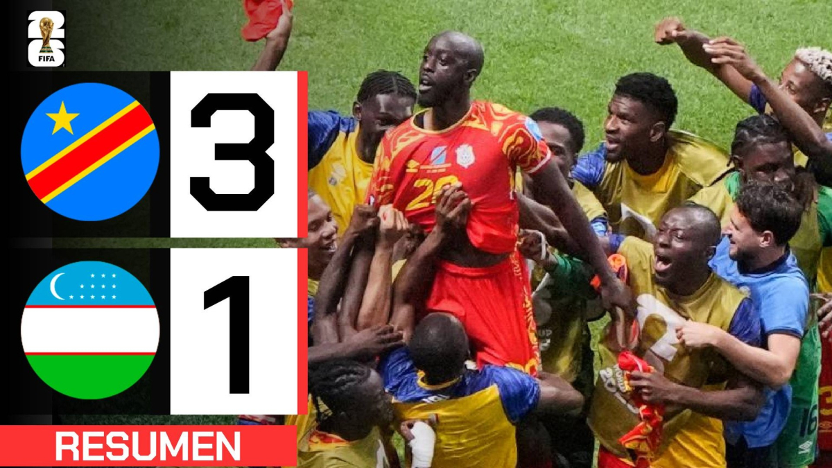 R.D. del Congo 3-1 Uzbekistán | Resumen Mundial 2026