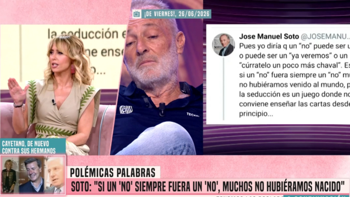 Emma García, sobre las palabras de José Manuel Soto sobre la ley del 'sí es sí': “Tenemos toda la libertad de decir sí y no”