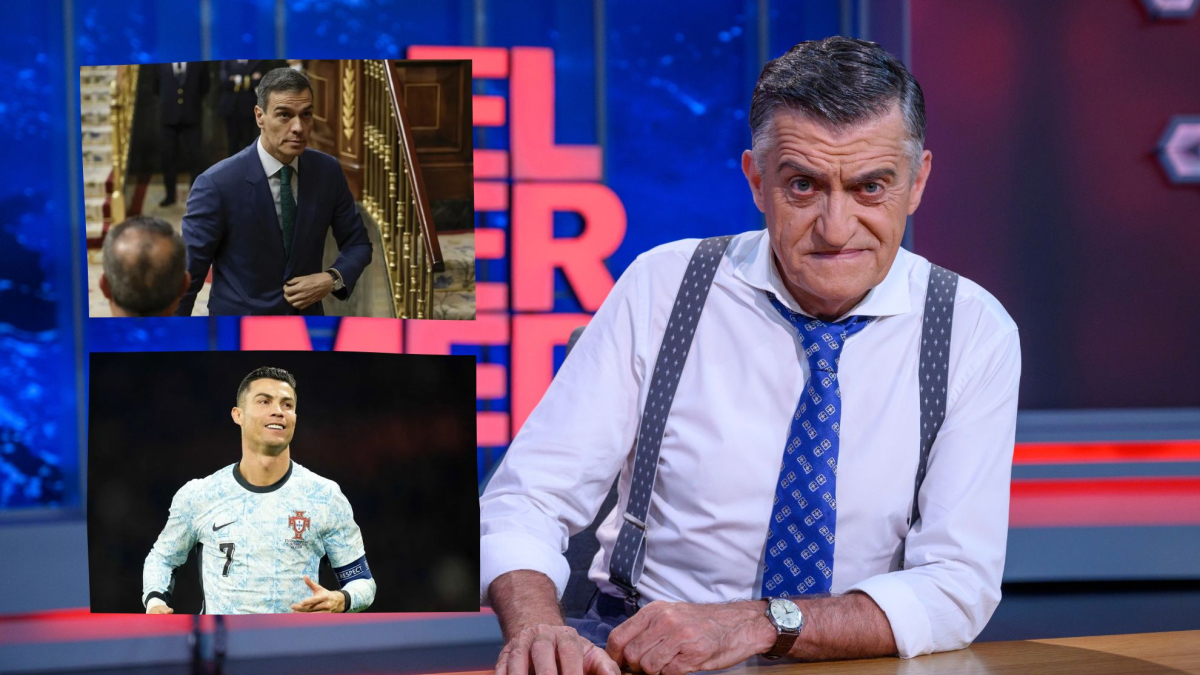 Wyoming compara Pedro Sánchez con Cristiano Ronaldo: "Los dos están en buena forma física y sus mujeres salen mucho en los medios"