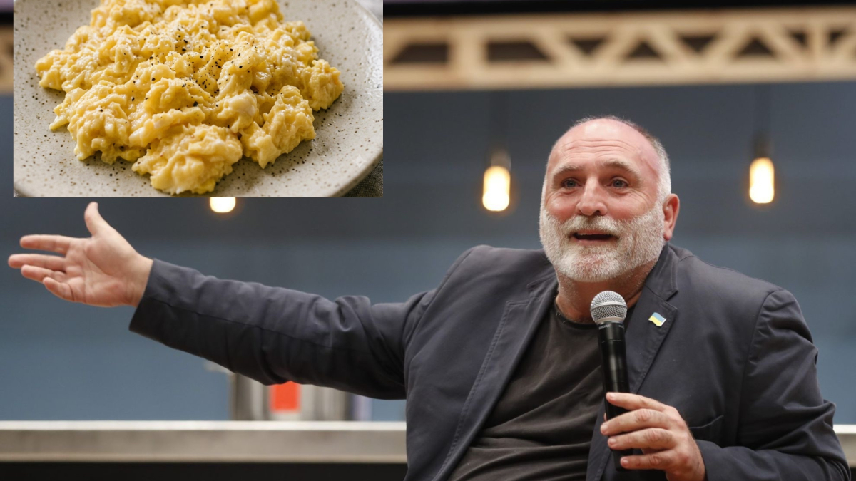 El chef José Andrés, sobre cómo hacer la "mejor tortilla de la humanidad": "La hago al microondas mezclando huevo y mayonesa"