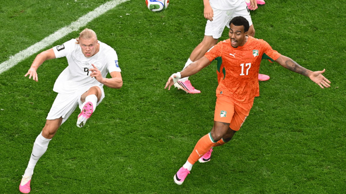 Haaland decide el partido con un gol en el área rival pese a tener más toques en la propia