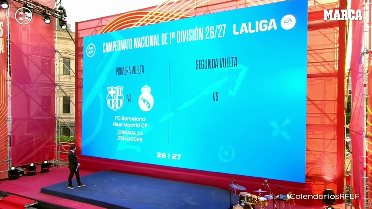 LaLiga 2026-27 ya tiene fechas para los Clásicos y los Derbis