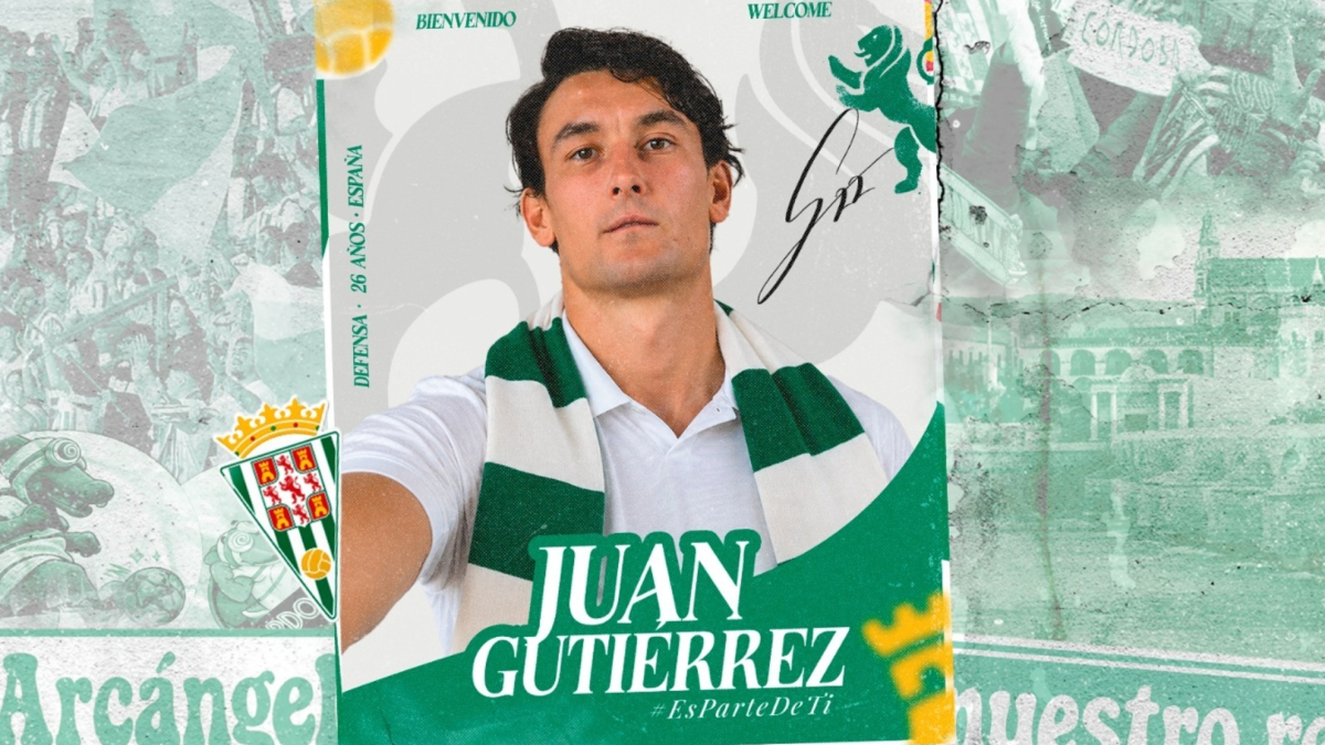 El Córdoba refuerza su defensa con la incorporación de Juan Gutiérrez