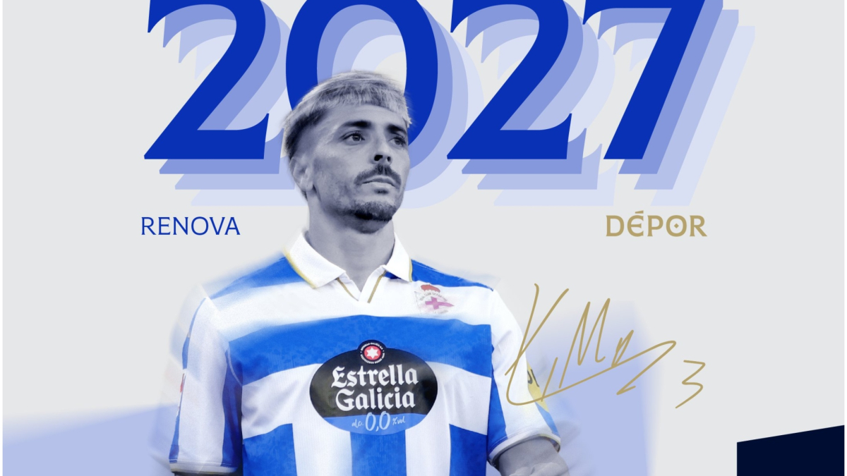 Ximo Navarro renueva con el Deportivo hasta 2027