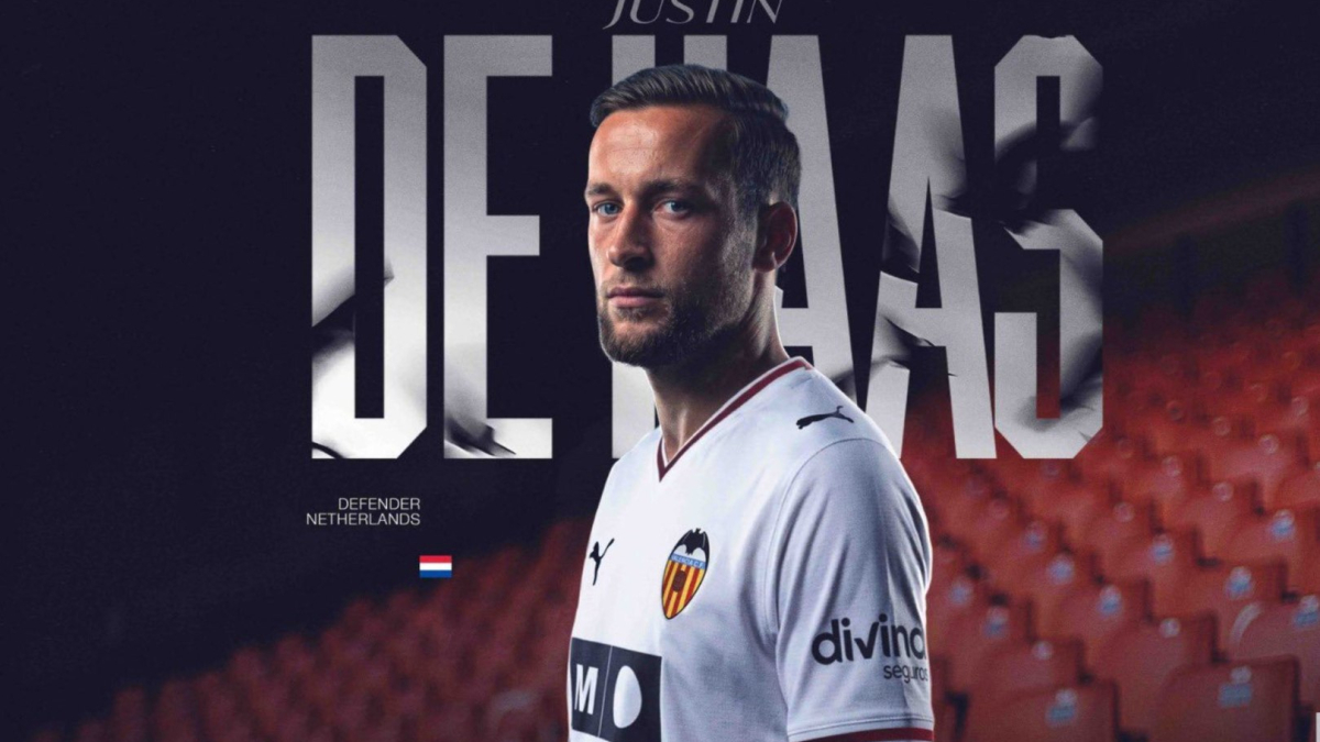 El Valencia anuncia el fichaje de Justin de Haas hasta 2030
