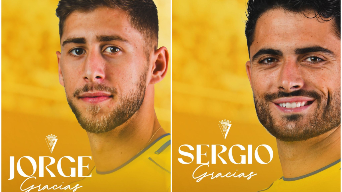 Operación salida en el Cádiz: Jorge Moreno y Sergio Ortuño abandonan el club