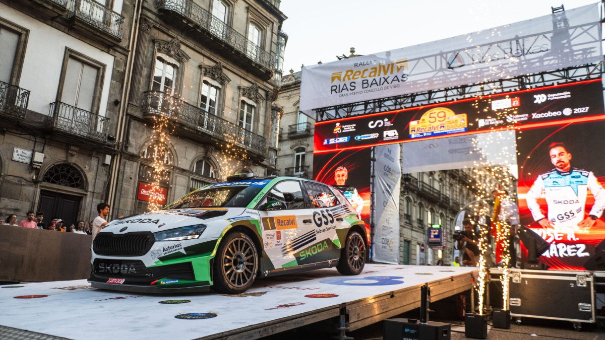 ‘Cohete’ se rearma: estrena en Vigo el Skoda Fabia RS Rally2 número 300
