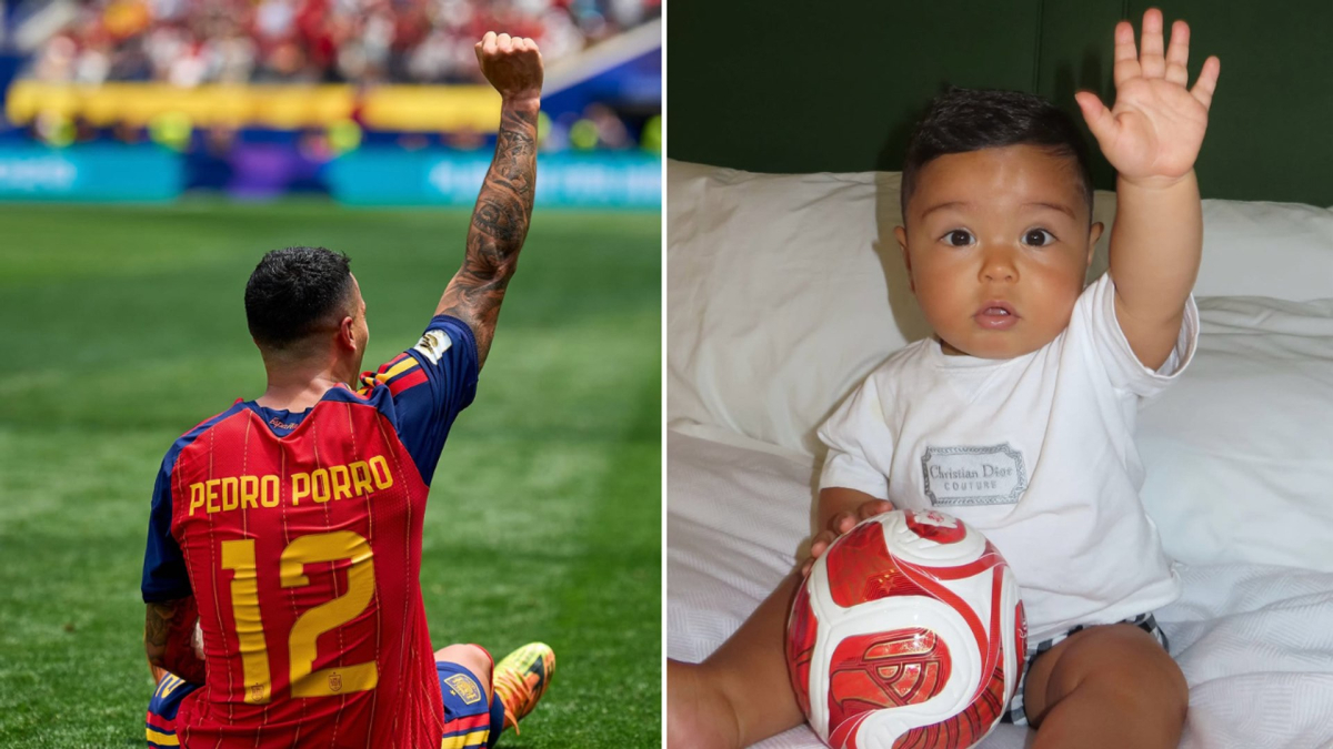 Pedro Porro se afianza en la Selección Española y celebra con un gesto especial para su hijo