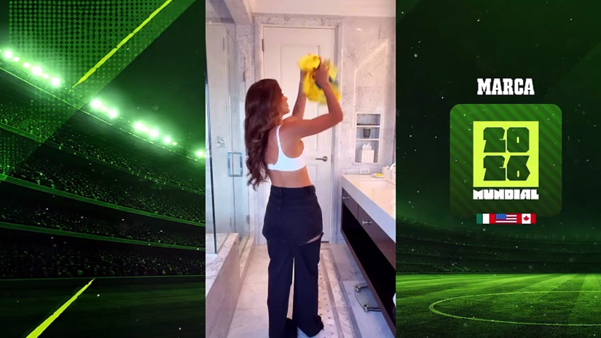Bruna Biancardi, la pareja de Neymar, muestra su estilismo para animar a Brasil