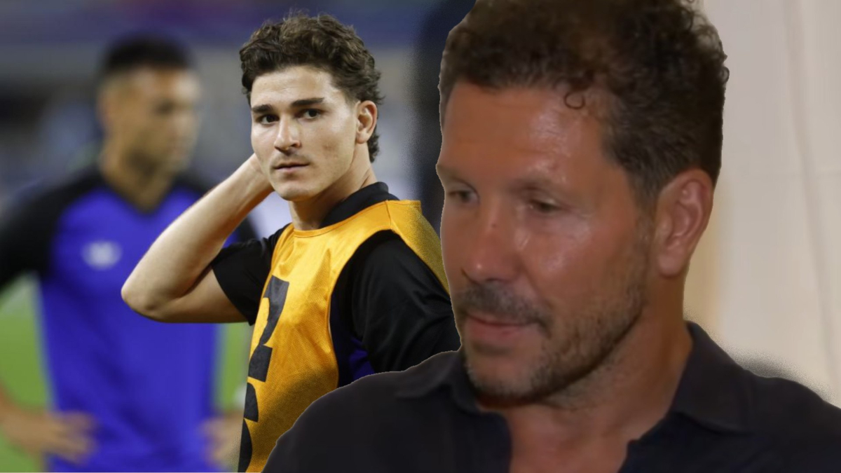 Simeone habla sobre el futuro de Julián Álvarez: "Es el jugador sobre el que pensamos generar el juego alrededor de él"