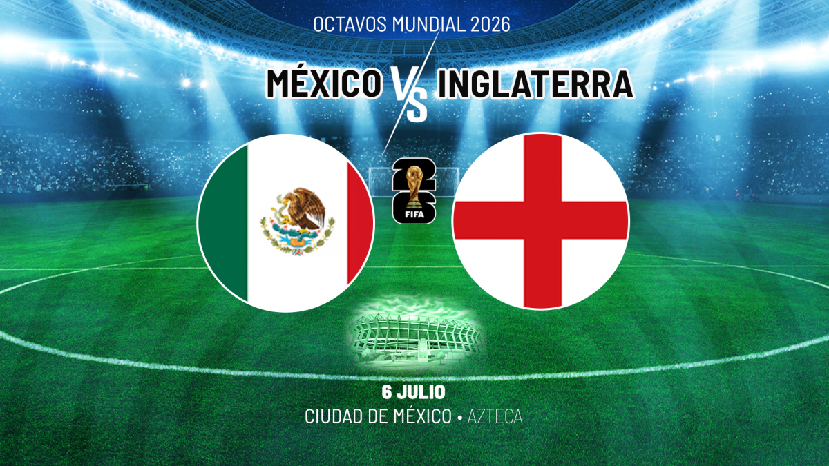 México e Inglaterra se enfrentan en octavos de final del Mundial