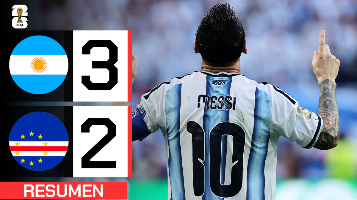 Argentina 3-2 Cabo Verde | Resumen Mundial 2026