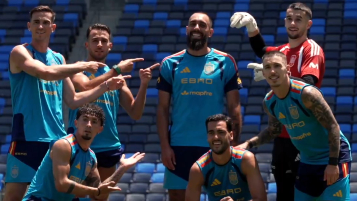 No ha debutado todavía... pues que se preparen: recital de Borja en el entrenamiento