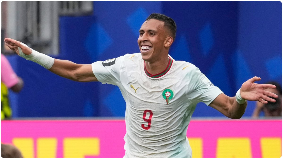 Gol de Rahimi (0-3) en el Canadá 0-3 Marruecos