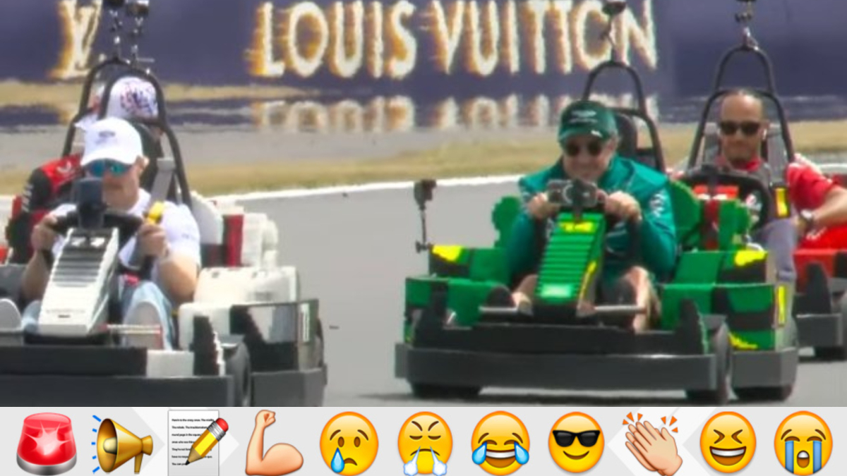La única alegría del año de Alonso... en la carrera de Lego