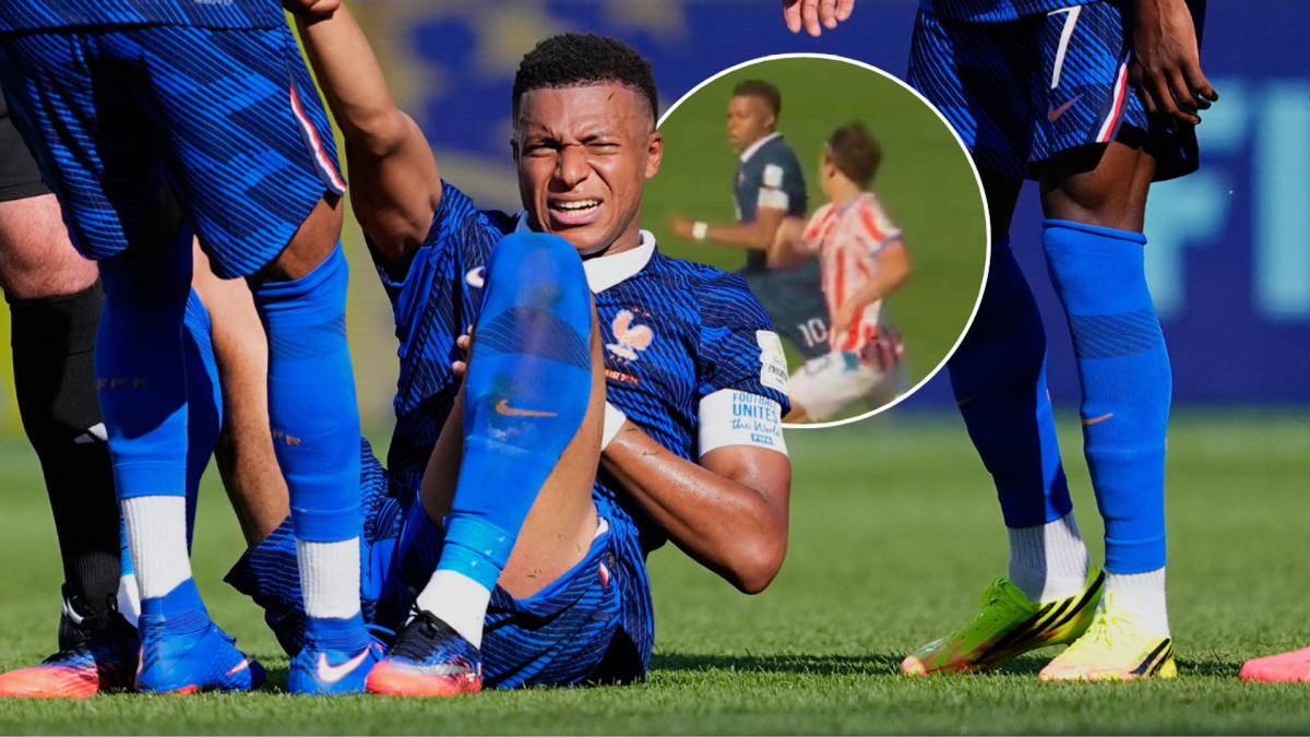 Mbappé no podía más: 29 entradas, 13 faltas y ninguna tarjeta