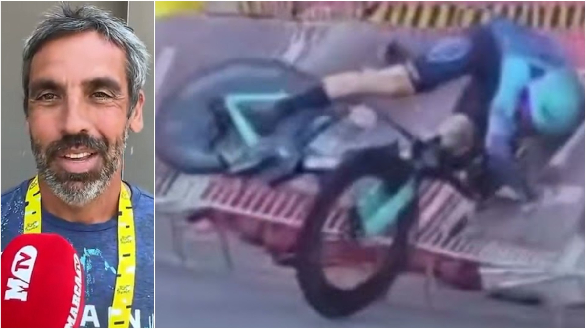 A propósito del tremendo accidente viral de Mohoric en Barcelona: "Parece IA, pero no lo es..."