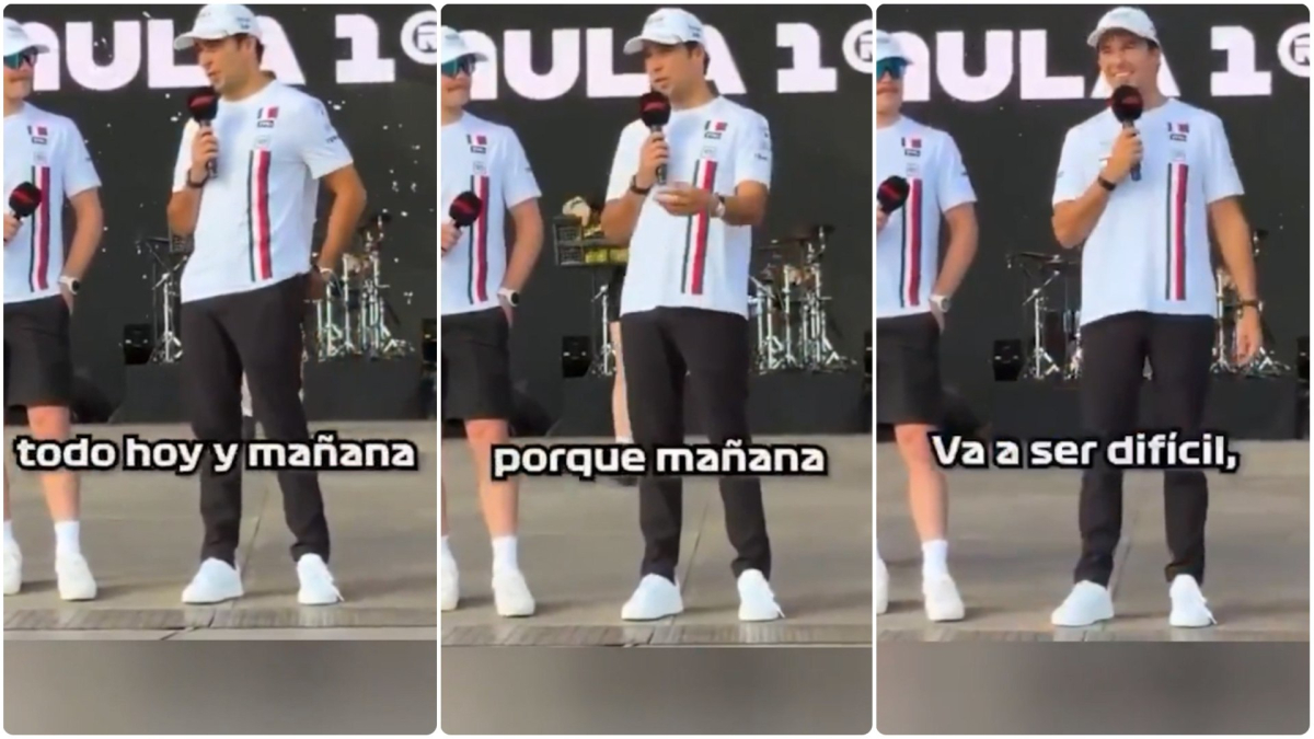 Checo Pérez lanza un desafío a Inglaterra antes del partido contra México