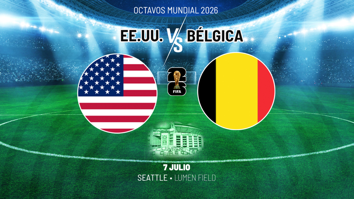 Estados Unidos y Bélgica se juegan un lugar en cuartos de final