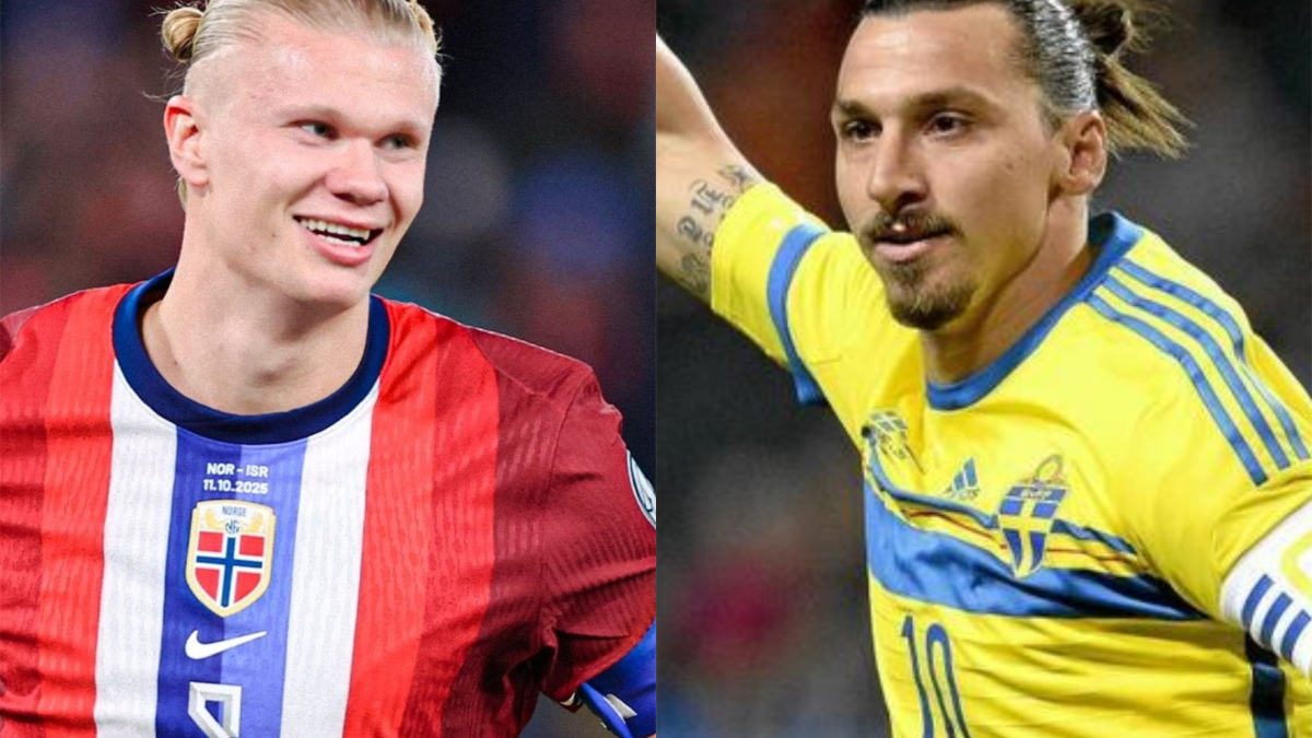 Erling Haaland iguala a Zlatan Ibrahimovic como máximo goleador de su selección