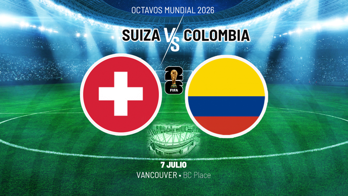 Suiza y Colombia se enfrentan con miras a los cuartos de final