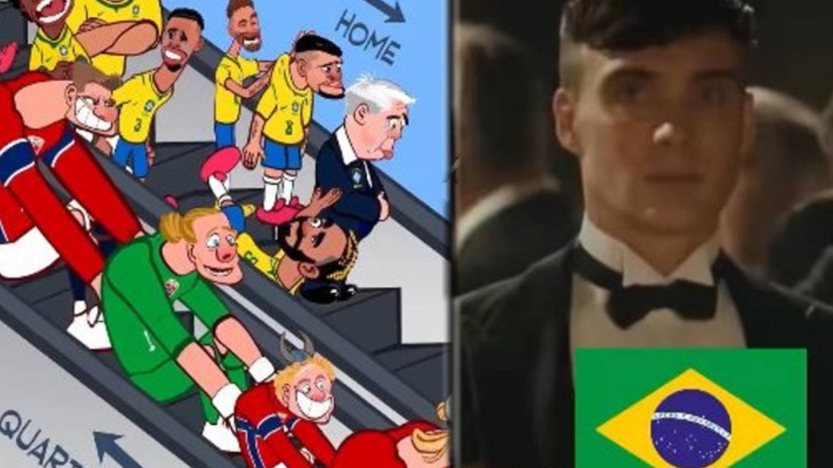 Brasil sufre la eliminación en el Mundial: redes sociales explotan con memes y críticas